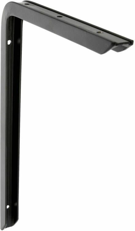 AMIG Plankdrager planksteun aluminium gelakt zwart H350 x B200 mm max gewicht 45 kg Plankdragers