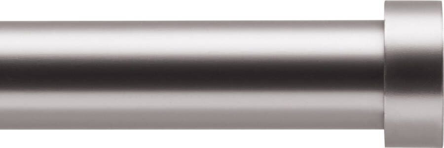 Acaza Uitschuifbare Gordijnroede voor Gordijn Aanpasbare Gordijnrail Stang van 90-170 cm Zilver