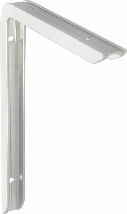 AMIG Plankdrager planksteun aluminium gelakt zilver H200 x B150 mm max gewicht 60 kg boekenplank steunen
