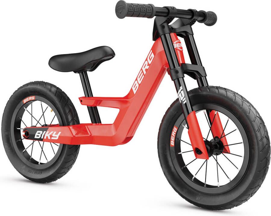 BERG Biky City Red Loopfiets Rood Lichtgewicht frame van magnesium 2 tot 5 jaar