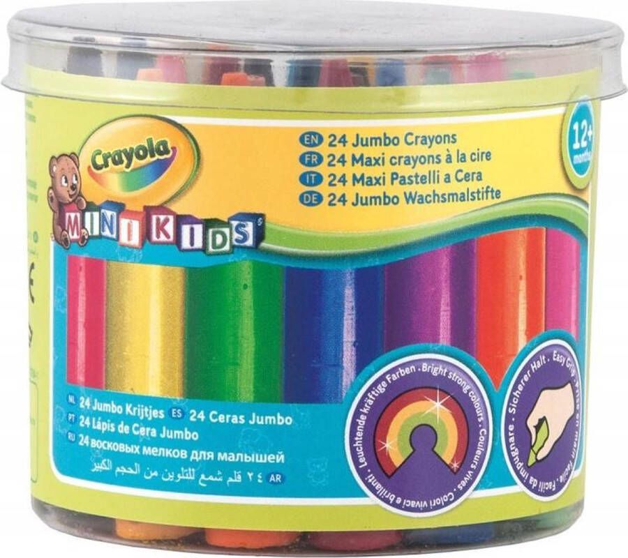 Crayola Mini Kids 24 Dikke waskrijtjes