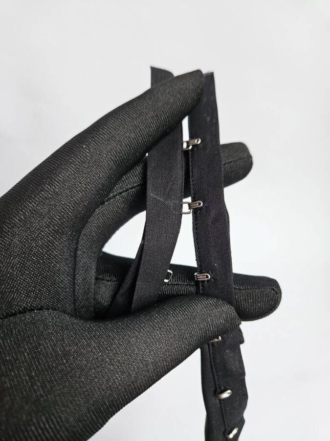 BamBella Haak en Lus oog band 50cm sluiting voor corset fournituren lussluiting lusband