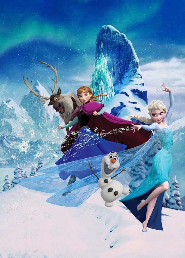 Fotobehang Disney kinderkamer Frozen Elsas Magic