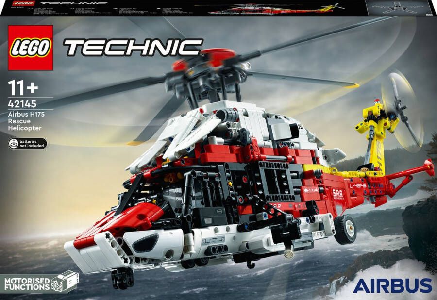 LEGO Technic Airbus H175 Reddingshelikopter Modelbouwpakket met Helikopter Model 42145