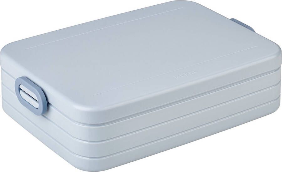 Mepal – Lunchbox Take a Break large – Geschikt voor 8 boterhammen – Nordic blue – Lunchbox voor volwassenen