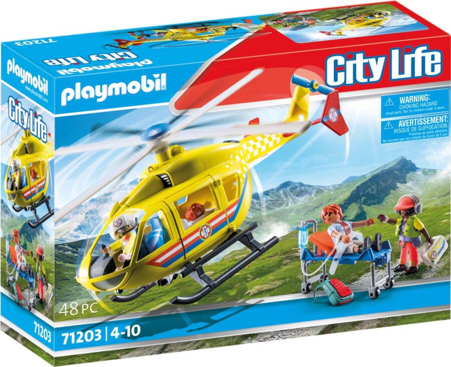 PLAYMOBIL City Life Reddingshelikopter 71203