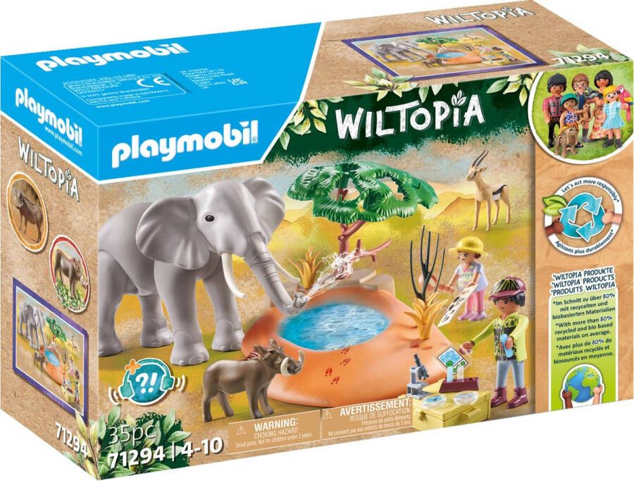 Playmobil Â wildtopia 71294 een reis naar de waterpoel