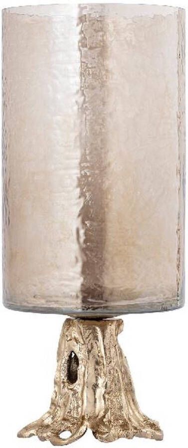 PTMD Collection Ptmd Windlicht Quers 12x12x29 Cm Glas Champagne
