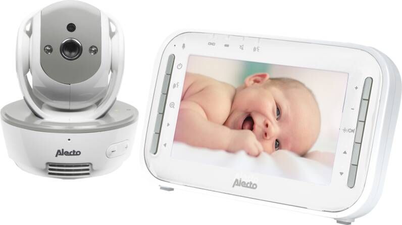 Alecto Babyphone Camera Wit Grijs DVM200MGS | Babyfoons | Verzorging&Beauty Baby artikelen | 8711902078197