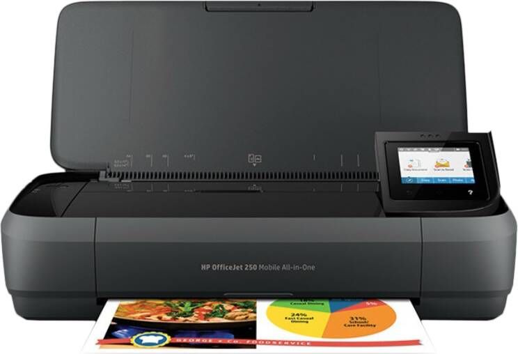 HP Mobiele printer OfficeJet 250 Mobiler All-in-One-Printer + Instant inc compatibel