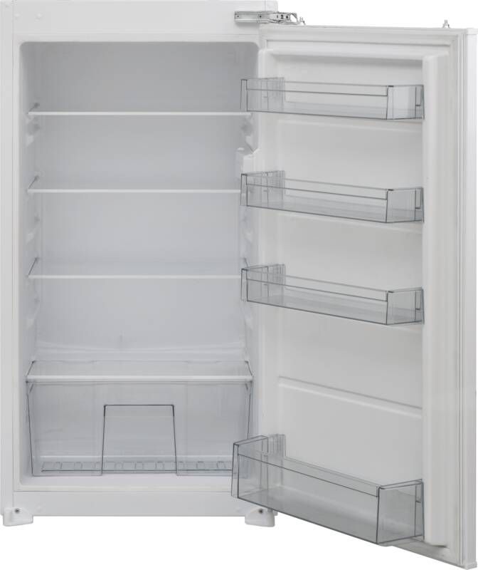 Inventum IKK1022D Inbouw koelkast Nis 102 cm 154 liter Superkoelen 4 plateaus Deur op deur Wit - Foto 1