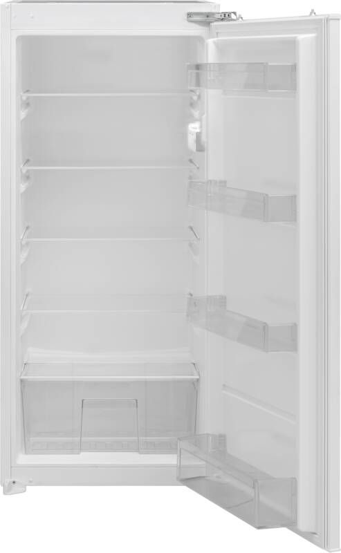 Inventum IKK1222D Inbouw koelkast Nis 122 cm 193 liter Superkoelen 5 plateaus Deur op deur Wit - Foto 1