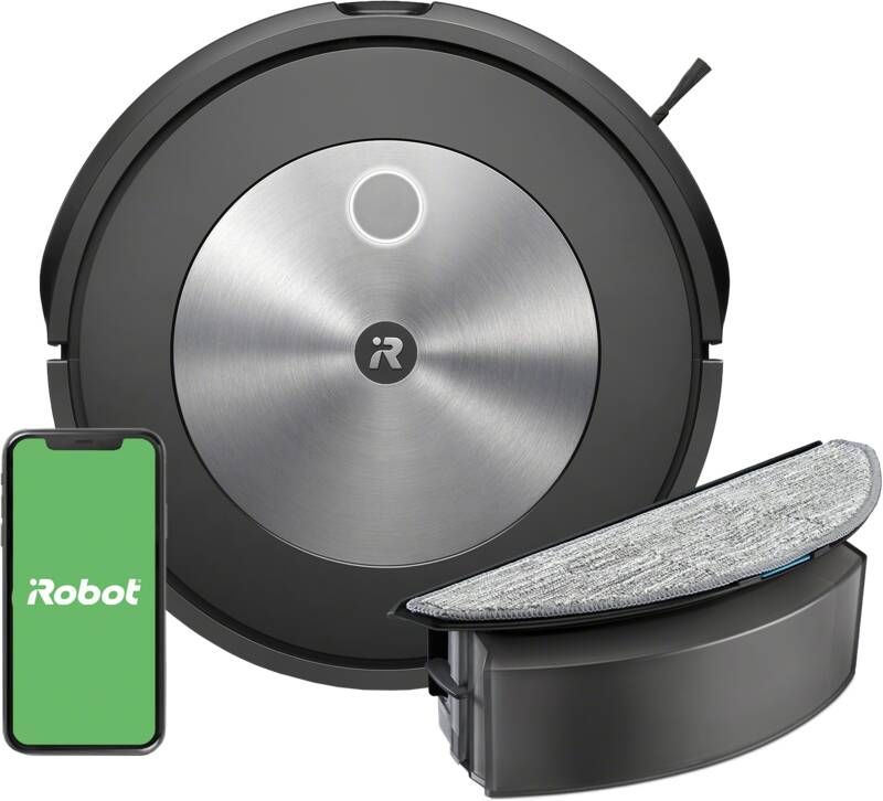 IRobot Roomba Combo j5 Robotstofzuiger met Dweilfunctie Objectdetectie en vermijding Leegstation Ideaal voor Huisdieren j5578 - Foto 1