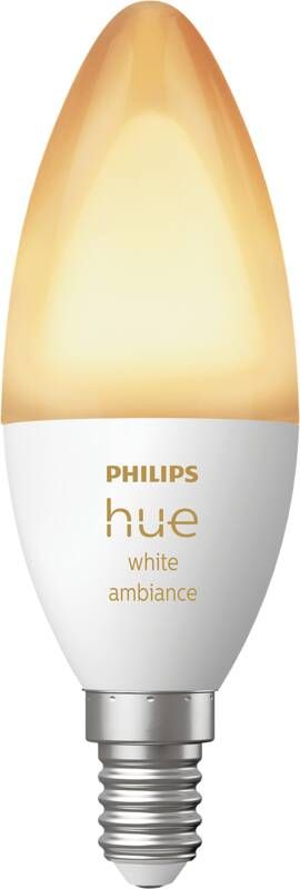 Philips Hue kaarslamp warm tot koelwit licht 1-pack E14