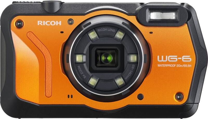 Ricoh WG-6 Oranje | Compactcamera's | Fotografie Camera s | 0026649759208