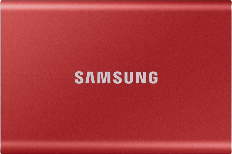 Samsung T7 Portable 2TB Rood | Externe SSD's | Computer&IT Data opslag | 8806090312441