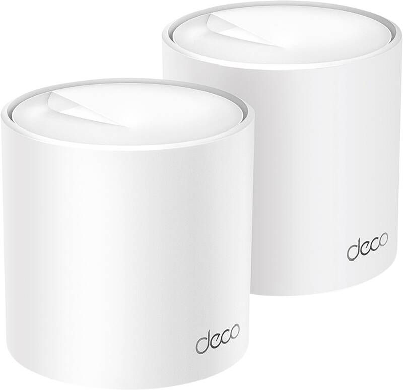 TP-Link Deco X50 WiFi 6 Mesh Systeem (2-pack) Mesh router Wit