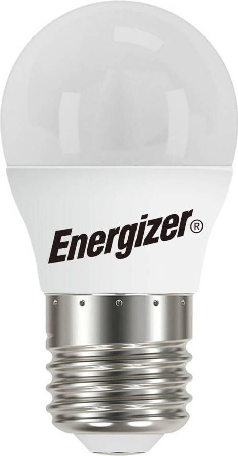 Energizer energiezuinige Led kogellamp E27 5 Watt warmwit licht dimbaar 1 stuk