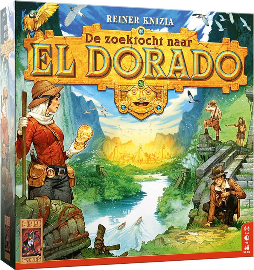 999 Games De Zoektocht naar El Dorado Bordspel