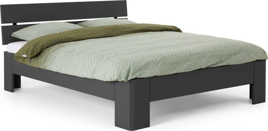 BBright Beter Bed Fresh 500 Bedframe met Hoofdbord 90x200 cm Antraciet