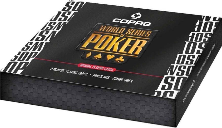 Copag World Series Of Poker WSOP Zwart rood luxe doos