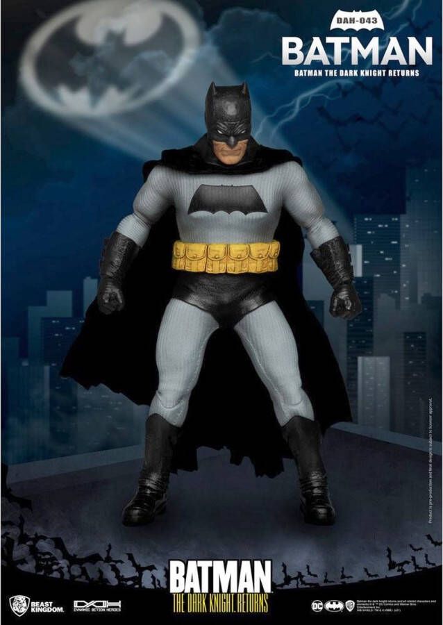 DC Comics Beast Kingdom Toys Batman Actiefiguur 1 9 Batman 21 cm The Dark Knight Return Dynamic 8ction Heroes Multicolours