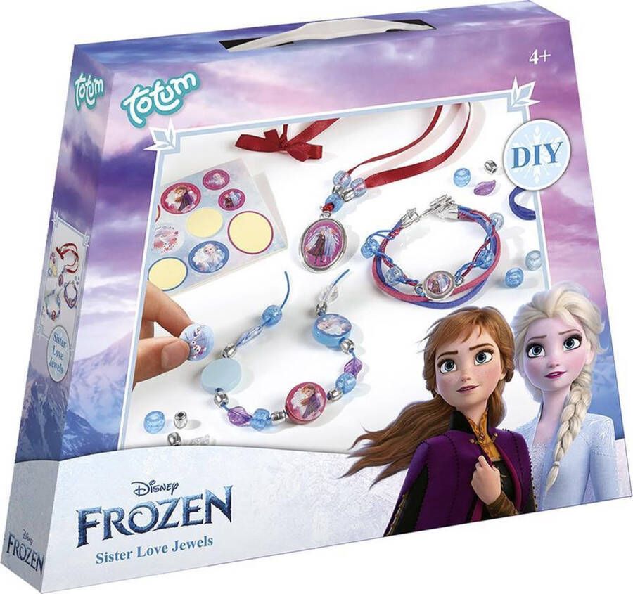Totum Disney Frozen armbandjes maken knutselset sieraden vriendschapsarmbandjes met Anna en Elsa Sister Love Jewels