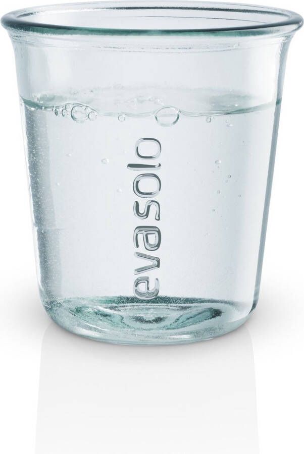 Eva Solo Recycled Glas Bekers 250 ml Set van 4 Stuks Gerecycled Glas Transparant