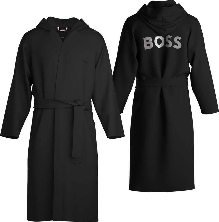 Hugo Boss Be Bold Robe heren ochtendjas (middeldik) zwart Maat: M
