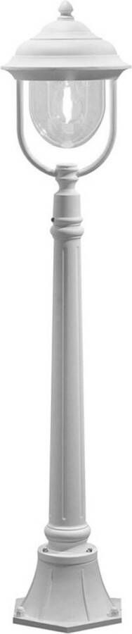 Konstsmide Staande lamp Parma Mezzani wit klassieke tuinverlichting 7225-250 paaltje 118cm