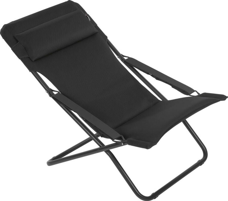 Lafuma Transabed Air Comfort Loungestoel Verstelbaar Inklapbaar Acier