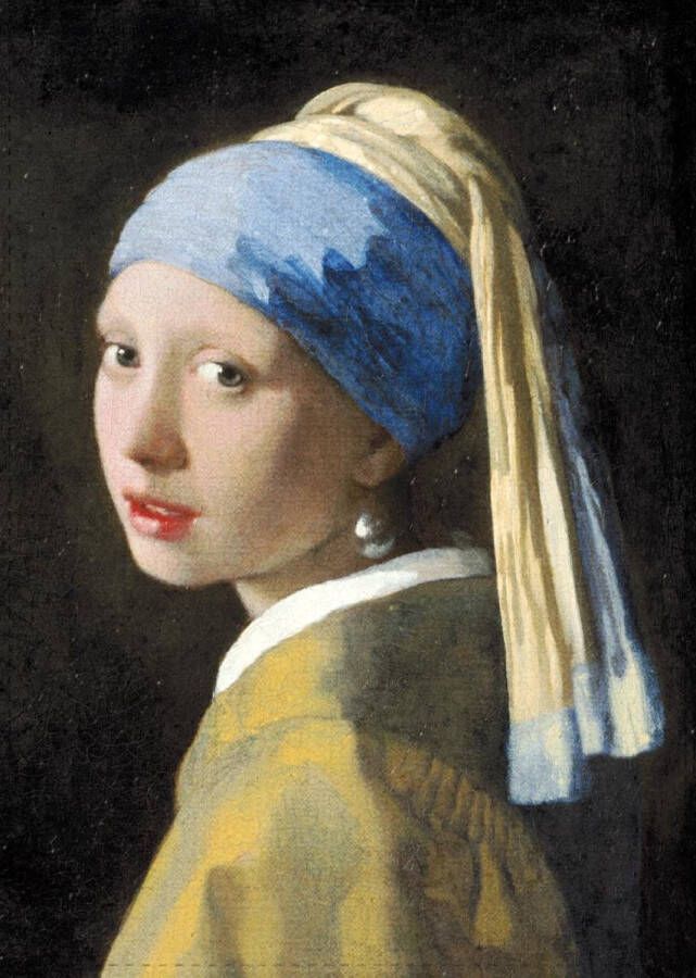 LANZFELD Theedoek meisje met de parel Vermeer