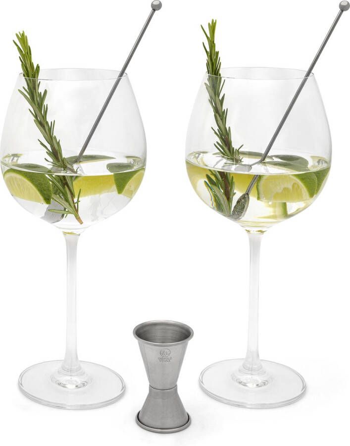 Leopold Vienna Gin Tonic set 5-delig