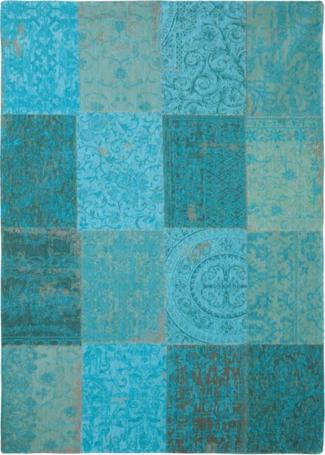 Louis de Poortere Vintage Multi vloerkleed (Afmetingen: 280×200 cm Basiskleur: zeeblauw)
