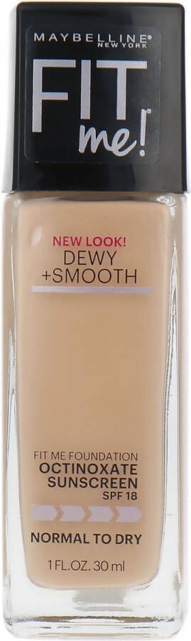 Maybelline Fit Me Dewy + Smooth Foundation 118 Light Beige