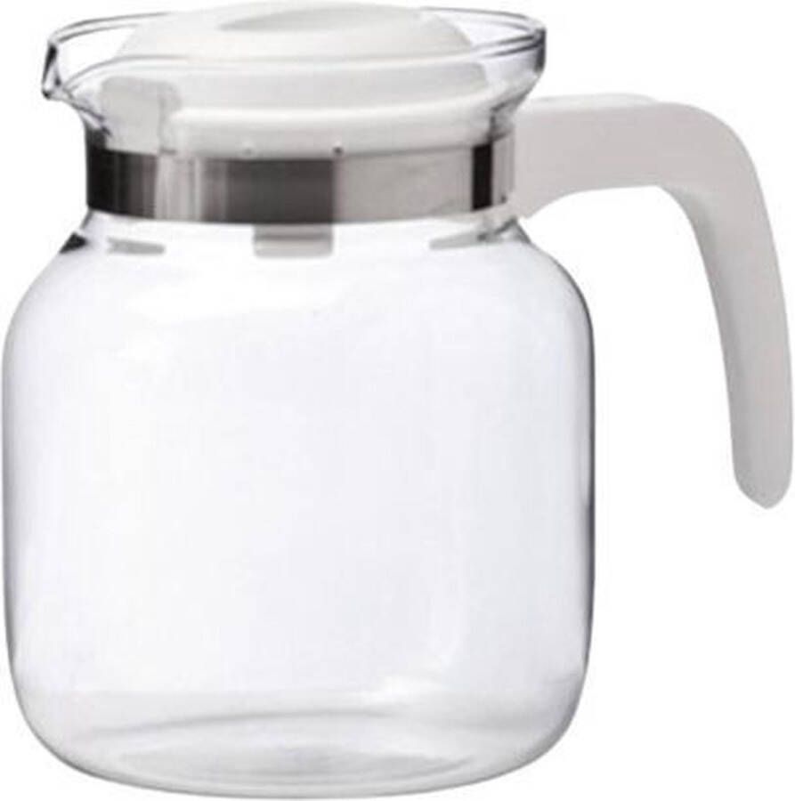 Montana Theepot Content 1 25 Liter Glas Transparant wit
