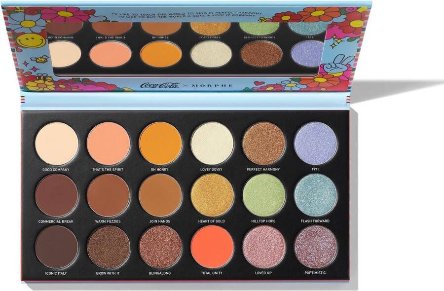Morphe Coca-Cola x AWE together artistry palette Oogschaduw
