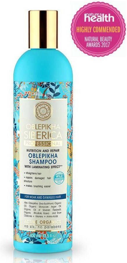 Natura Siberica Professional Oblepikha Shampoo Buckthorn Shampoo For Weak And Damaged Hair 400Ml