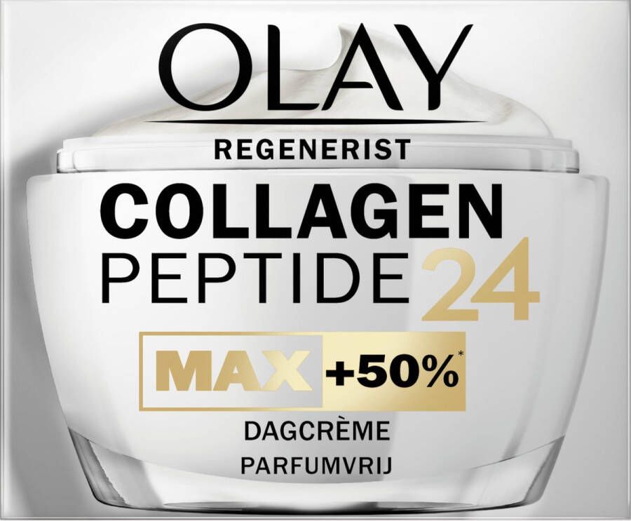 Olay Collageenpeptide 24 Max Dagcrème Voor Het Gezicht Parfumvrij 50ml