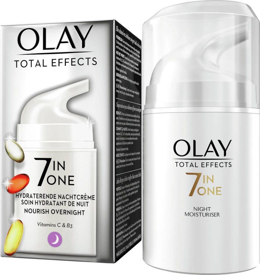 Olay Total Effects 7in1 Hydraterende Nachtcrème met Niacinamide 50 ml
