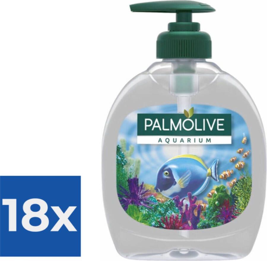 Palmolive Aquarium Handzeep 300 ml Voordeelverpakking 18 stuks
