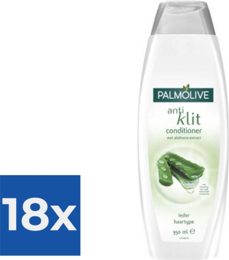 Palmolive Conditioner Anti Klit Aloë Vera 350 ml Voordeelverpakking 18 stuks
