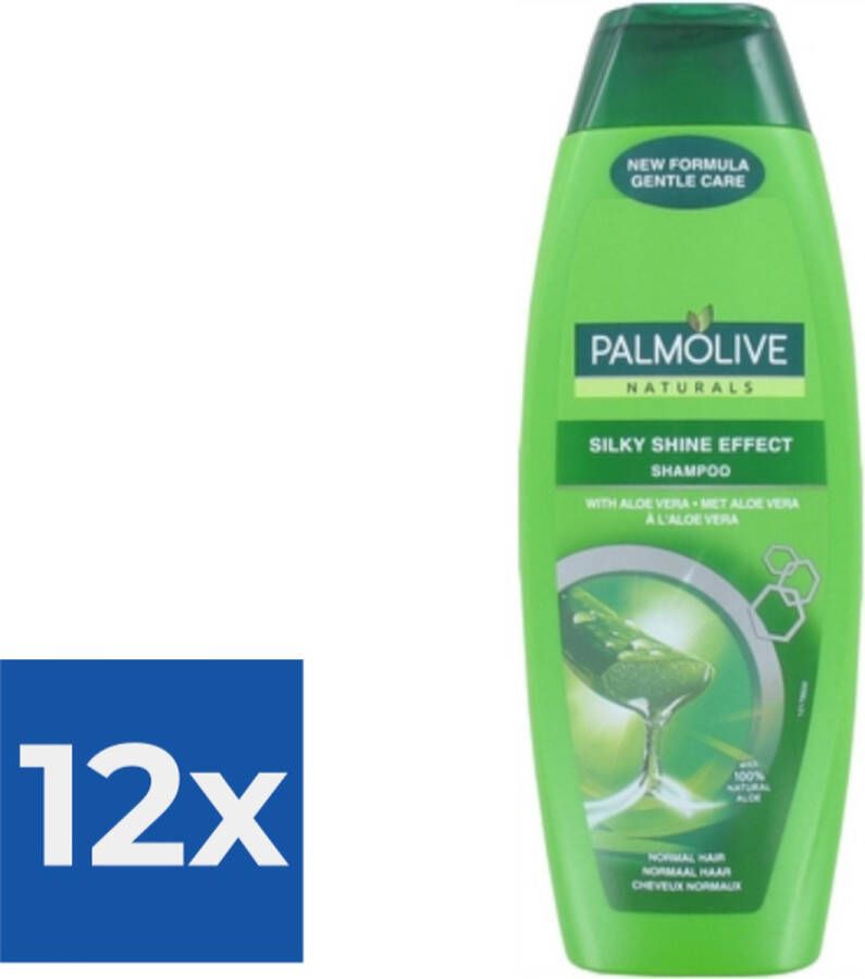 Palmolive Silky Shine Effect Shampoo 350 ml Voordeelverpakking 12 stuks