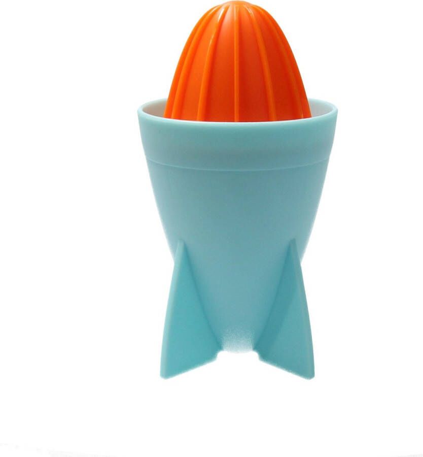 Present Time (Pt ) Present Time Citruspers – Sinaasappel Pers 18cm – Juicer Rocket – Matthias Zschlager Design – Sap maker – Oranje