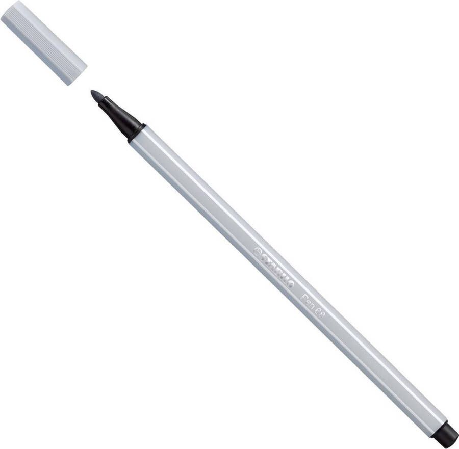 STABILO Pen 68 Premium Viltstift Licht Grijs per stuk