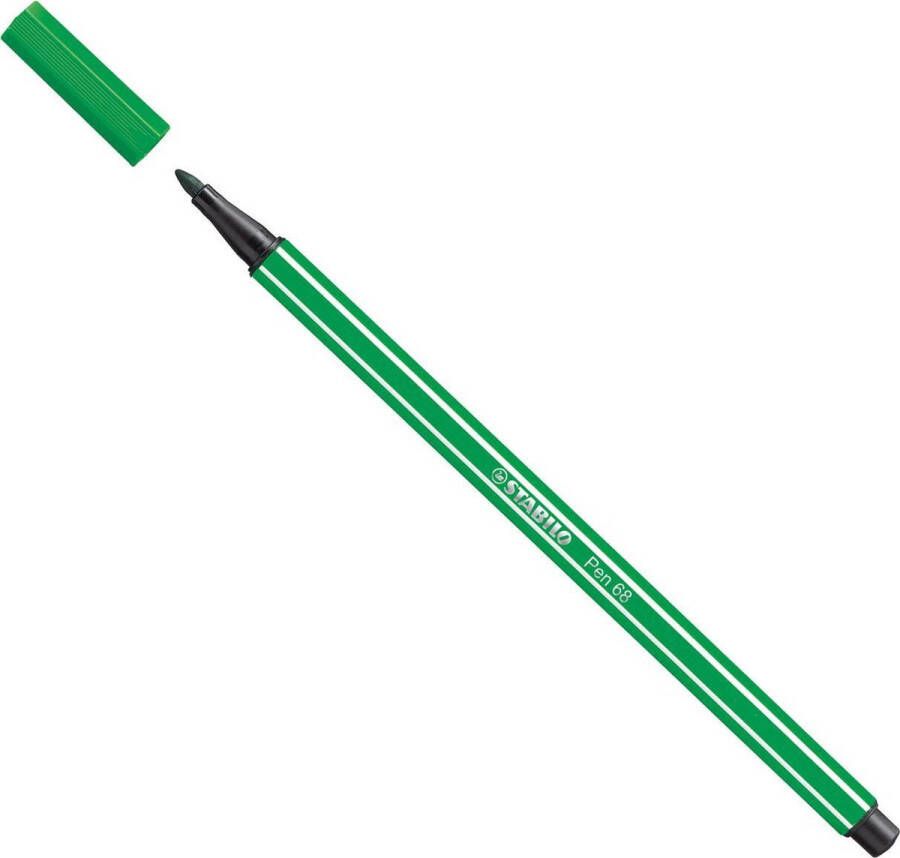 STABILO Pen 68 Premium Viltstift Smaragd Groen per stuk