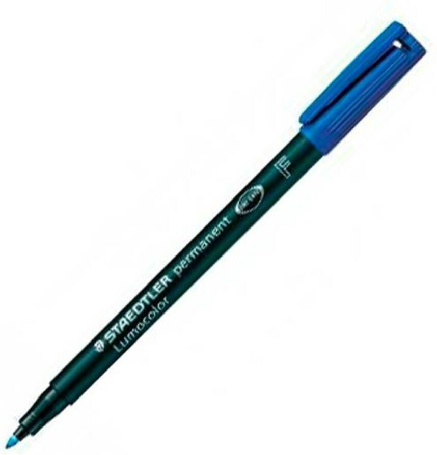 Staedtler Lumocolor 318 OHP-marker permanent 0 6 mm blauw 10 stuks
