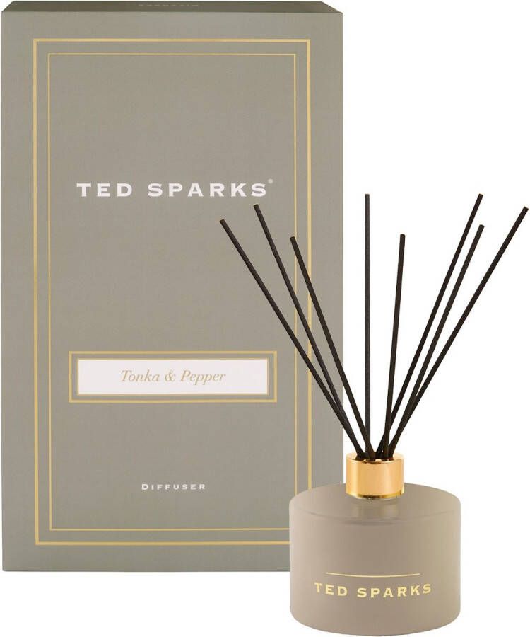 Ted Sparks Geurstokjes Diffuser Tonka & Pepper