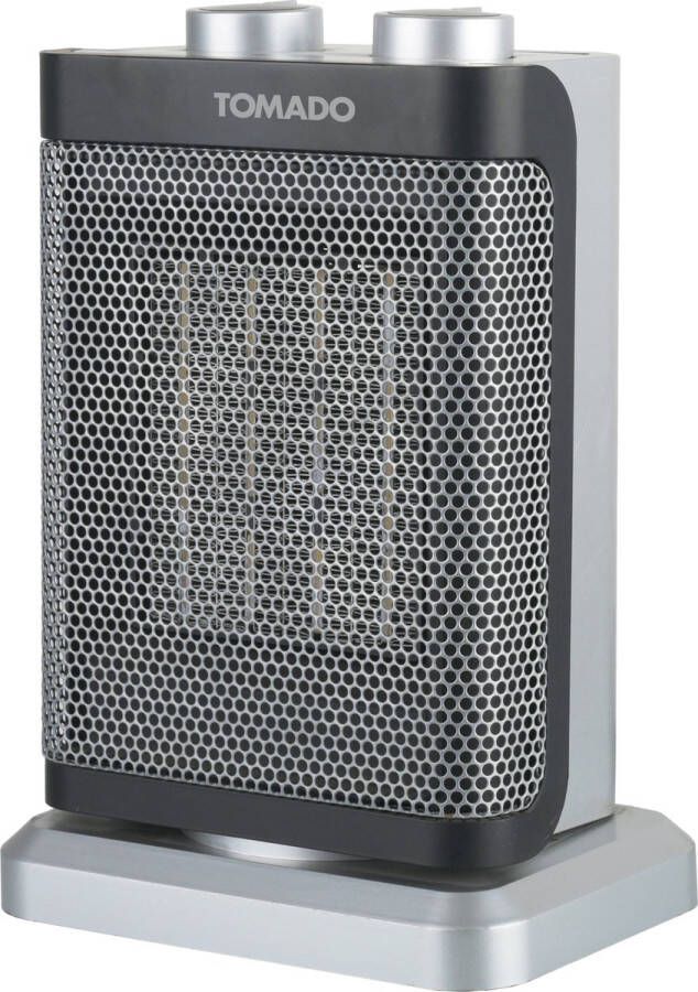 Tomado THC1502B Keramische kachel 24m² 1500 watt Oscillerend Zwart grijs