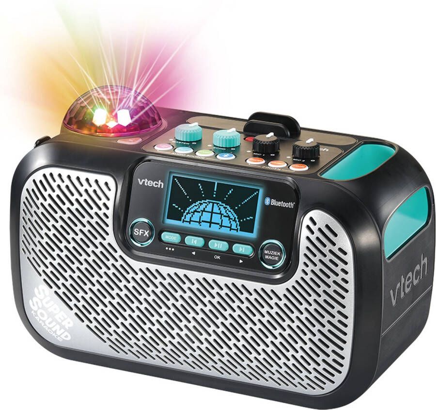 VTech KidiMusic Super Sound Karaoke Muziek Speelgoed Karaoke Set Kinderen Maak Kennis met Zangtalent vanaf 14 Jaar